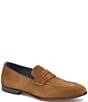 Color:Snuff - Image 1 - Collection Men's Taylor Suede Penny Loafers