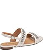 Color:Bone - Image 2 - Lilly Chain Leather Sandals