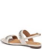 Color:Bone - Image 4 - Lilly Chain Leather Sandals