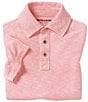 Color:Pink - Image 2 - Little/Big Boys 4-16 Vintage Style Polo Shirt