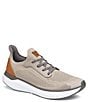 Color:Taupe - Image 1 - Men's Miles Knit Lace-Up Sneakers