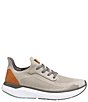 Color:Taupe - Image 2 - Men's Miles Knit Lace-Up Sneakers