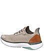 Color:Taupe - Image 5 - Men's Miles Knit Lace-Up Sneakers