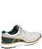 Color:White/Green - Image 3 - Men's XC4 H3-Luxe Hybrid Waterproof Leather Golf Shoes