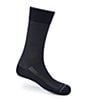 Color:Navy - Image 1 - Pindotted First in Comfort Dress Socks