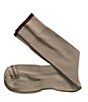 Color:Taupe - Image 2 - Pindotted First in Comfort Dress Socks