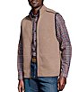Color:Heather Brown/Navy - Image 1 - Reversible Channel Quilted Vest