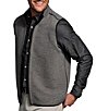 Color:Heather Gray/Black - Image 1 - Reversible Channel Quilted Vest