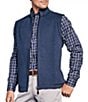 Color:Navy/Brown - Image 1 - Reversible Solid Full-Zip Vest