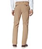 Color:Sand - Image 2 - Washed Straight Leg Flat Front Stretch Chino Pants
