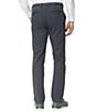 Color:Navy - Image 2 - Washed Straight Leg Flat Front Stretch Chino Pants