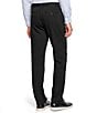 Color:Black - Image 2 - XCFlex Performance Stretch Flat-Front Solid Knit Heathered Pants