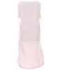 Color:Pink Foam - Image 2 - Big Girls 7-16 Jumpman Mesh Jersey Dress