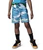 Color:Aquatone/Lucky Green/Celestial Gold - Image 1 - Little Boys 2T-7 Watercolor Remix Fade Up Shorts