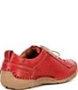 Color:Hibiscus - Image 2 - Fergey 56 Leather Lace-Up Oxford Sneakers