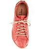 Color:Hibiscus - Image 5 - Fergey 56 Leather Lace-Up Oxford Sneakers