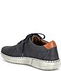 Color:Ocean - Image 3 - Men's Louis 06 Perforated Leather Lace-Up Oxfords