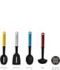 Color:Multi - Image 2 - Elevate Slim 4-Piece Utensil Set with Storage Stand
