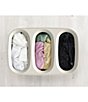 Color:Ecru - Image 2 - Tota Trio 90-Liter Laundry Separation Basket- Ecru