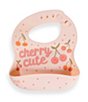 Color:Cherry Cute - Image 4 - Everyday Essentials Cherry Cute Swaddle Blankets, Reversible Blanket, Socks, Bib, & Teether Ring, Baby Bundle
