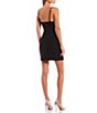 Color:Black - Image 2 - Sleeveless Twisted Keyhole-Front ITY Stretch Dress
