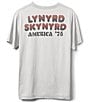 Color:White - Image 2 - Lynard Skynard America '74 Short Sleeve Graphic T-Shirt