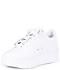 Color:White/White - Image 4 - Women's Classic VN Leather Retro Platform Sneakers