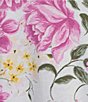 Color:Garden Picnic - Image 3 - Long Sleeve Henley Floral Interlock Knit Pajama Set
