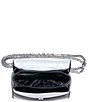 Color:Black/White - Image 3 - Agyness Chevron Crossbody Bag