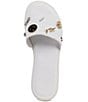 Color:Bright White - Image 4 - Carenza Quilted Leather Slide Sandals
