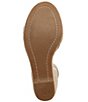 Color:Natural/White - Image 5 - Catalyna Mixed Media Espadrille Wedge Sandals