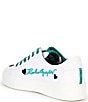 Color:White/Green - Image 3 - Cate Pins Leather Sneakers