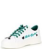 Color:White/Green - Image 4 - Cate Pins Leather Sneakers