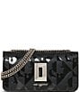 Color:Black/Black - Image 1 - Kosette Logo Wallet Shoulder Bag