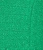 Color:Kelly - Image 5 - Tweed Crew Neckline Long Sleeve Jacket