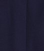 Color:Bright Navy - Image 3 - Notch Lapel Blazer Wide Leg 2-Piece Pant Set