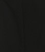 Color:Black - Image 3 - Stretch Crepe Crew Neckline Cap Sleeve Sheath Dress