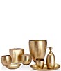 Color:Gold - Image 2 - Nile Hammered Brass Cotton Jar
