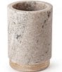 Color:Brown - Image 1 - San Marino Marble & Mango Wood Tumbler
