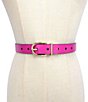 Color:Rhododendron/Kate Green - Image 5 - 0.98#double; Reversible Belt