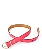 Color:Pom Pom Pink - Image 2 - 1#double; Leather Belt