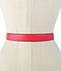 Color:Pom Pom Pink - Image 5 - 1#double; Leather Belt