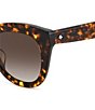 Color:Havana - Image 2 - Belah Butterfly Sunglasses