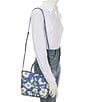 Color:Fluorite Multi - Image 4 - Bleecker Sunshine Floral Printed PVC Tote Bag