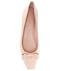Color:Pale Vellum - Image 5 - Bowdie Leather Ballet Flats