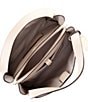 Color:Milk Glass - Image 3 - Knott Pebbled Leather Medium Crossbody Bag