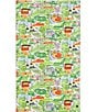 Color:Multi/Green - Image 1 - Outdoor Living Collection Crazy Golf Beach Towel