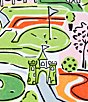 Color:Multi/Green - Image 2 - Outdoor Living Collection Crazy Golf Beach Towel