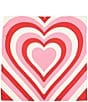 Color:Pink Multi - Image 4 - Oversized Heart Silk Square Scarf