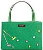 Color:Candy Multi - Image 1 - Sam Icon Astroturf Golf Fabric Small Tote Bag